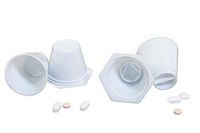 Pill Crusher, Grinder, Cutter/Splitter Cups by MegaPill for Tablets & Small Pills (2 Pack) |Option to add Liquid, Shake, and Drink. Easy to Use!