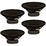 Goldwood Sound, Inc. Stage Subwoofer, OEM 8" Woofers 130 Watts each 8ohm Replacement 4 Speaker Set (GW-8002/8-4)