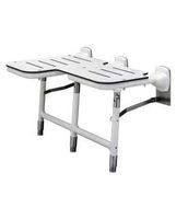 Bobrick B-918116R Right Side Configured Bariatric Fold-Down Shower Seat