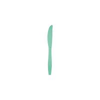 Club Pack of 288 Fresh Mint Green Premium Heavy-Duty Plastic Party Knives