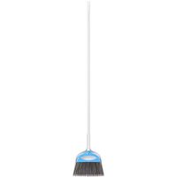 AmazonBasics Dustpan Broom Set, Blue and White
