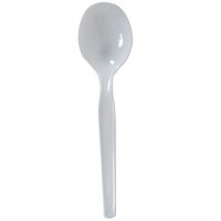 Dixie 5.75" Medium-Weight Polystyrene Plastic Soup Spoon by GP PRO (Georgia-Pacific), White,  SM217, (Case of 1,000)