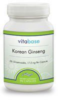 Ginseng Extract Korean (350 mg) 60 Capsules per Bottle (2 Pack)