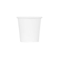 Karat C-K504W 4 oz Paper Hot Cup (62mm Diameter), White (Case of 1000)