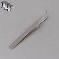 DDP - TWEEZERS - CURVED, FINE POINT,