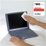 CleanTex Clearview Computer Screen Wipes, Box of 80 Pads (CT803)