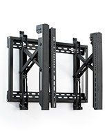 Displays2go Pop-Out Flatscreen Wall Mount, Tilting, Anti-Theft Design - Black (VWM64ECO)