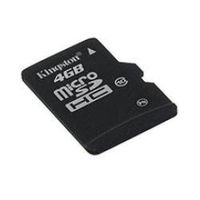 Kingston 4 GB microSDHC Class 10 UHS-1 Memory Card with Adapter (SDC10/4GB)