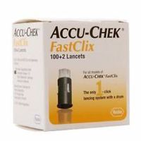 Accu-Check fastclix lancets - 100+2 ea