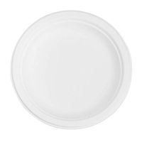 Karat Earth KE-BPR06-1C 6" Round Bagasse Plate (Pack of 1000)