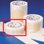 Brady LMC-1125 Label, Creped Masking Tape, 1.125" (28.580 mm) Diameter, Beige (Pack of 1000)