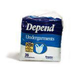 Depend Undergarments, Regular Absorbency - 36 ea