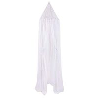 super1798 240cm Chiffon Bed Curtain Canopy Hanging Summer Mosquito Net Decor for Kids Children Bedroom White