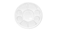 Nine Compartment white Plastic Plate (1000)