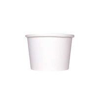 Karat FP-GFC8W 8 oz. Gourmet Food Container - White (Case of 500)