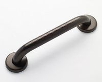 Lifeline Straight Grab Bar - Oil Rubbed Bronze | Concealed Mount | Shur-Grip | 12 Inch