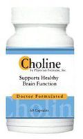 4 Bottles Choline Bitartrate 500 mg, 60 Capsules, Supports Healthy Brain Function, Formulated by Ray Sahelian, MD