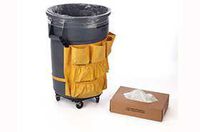 38 X 60" 17 Mic Hi-Density Clear Trash Bags (200 Bags) - Laddawn 5837