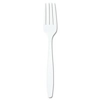 Solo GBX5FW-0007 Xtra-heavy Weight PS White Fork - Boxed (Case of 1000)