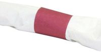 Evergreen N9S290 Paper Napkin Standard Band, 4-1/4" Length x 1-1/2" Width, 0.004" Thick, Burgundy (Box of 2500)