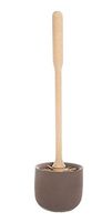 Iris Handverk Birch Toilet Brush and Concrete Base - Brown by Iris Hantverk