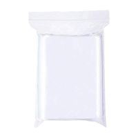 BENECREAT 100 Pack 3 Mil Clear Resealable Heavy Duty Plastic Reclosable Zipper Bags - 4" x 6"(10 x 15cm) for Food Craft Storage