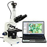 OMAX 40X-2500X Digital Trinocular Compound Siedentopf LED Microscope with Kohler Illuminator and 5MP Camera