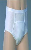 Hartmann 40214 Sir Dignity Washable Brief with Built-in Protective Pouch, XL, 42"-44" Waist