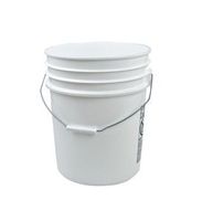 Argee RG5500 5 Gallon Heavy Duty Pail, 75 mil, White