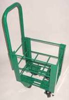 FWF Heavy Duty Oxygen CART Holds UP to 6 (D, E OR C Style) CYLINDERS Diameter of 4.3" Made in USA