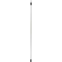 Remco 6269 16' White Fiberglass Telescoping Extension Handle, 80.50"-127", Black