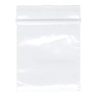 Plymor Zipper Reclosable Plastic Bags, 2 Mil, 1.5" x 1.5" (Pack of 100)