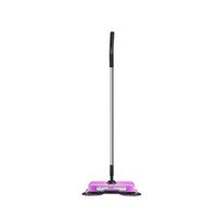 Floor Sweeper Hand Push Broom, Dustpan Trash Bin, 360° Rotating Floor Cleaning Tool