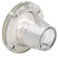 SEACHOICE 18271 Boat Self-Bailing Cockpit Mounted 2-7/8-Inch Scupper Valve Kit, Clear, Small - Fits 3/4"-1-1/2" Openings