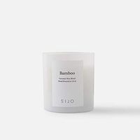 Sijo Luxury Natural Coconut Wax Aromatherapy Scented Candles, Highly Scented Long Lasting 60 Hours Burn, Wooden Wick, for Stress Relief, Relaxation, Hand Poured in The USA (Bamboo, 8.5 Oz.)