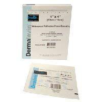 DermaLevin Waterproof Adhesive Foam Dressing, Latex Free, Size: 4 X 4 Inches