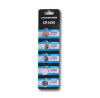 Tenergy 10 CR1620 Lithium Button Cell Batteries, 5-Pcs Card X2