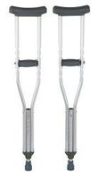 McKesson Aluminum Child Underarm Crutches 4' 6" to 5' 2" User Ht.