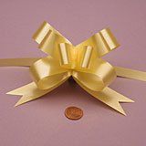 Krafty Klassics 12 Pack of 2" & 4" Colored Butterfly Pull Bows (2", Yellow)