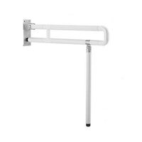 YSXZM Grab Bar 304 Stainless Steel Grab Rails Bathroom Wc Toilet Wall-Mounted Anti-Slip Handrails Disabled Elderly Safely Get Up Support Rod (Color : White, Size : 7571.5CM)