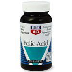 Rite Aid Folic Acid, 800 mcg, 120 Tablets
