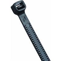 THOMAS & BETTS/CARLON TT-11-30-0-L Thomas & Betts Twist Tail Cable Tie, 3 In, 6/6 Nylon, Uv, 11.7 In L, Black