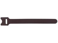 Hook and Loop Tie Wrap - Reusable Cable Ties (8 inch - 50 pack, Black)