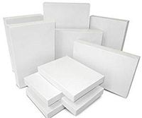 White Assorted Size Gift Wrap Packaging Present Boxes - Two Packs of 8 Boxes Each