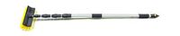 Hi-Tech 17 Foot Water Fed Extendable Telescopic Window Cleaning Pole Brush with Built in Squeegee Blade kit