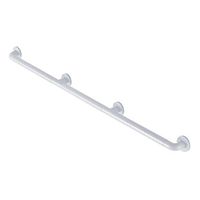 WZHONG Bathroom Handrails, Word Bar, Stainless Steel Stairs, Corridor, Public Areas, Disabled, Elderly, Barrier-Free Toilet, Anti-Slip Handle (Color : White, Size : 200CM)