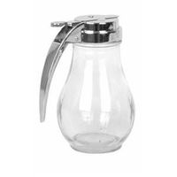Thunder Group GLTWSY014 Syrup Dispenser with Cast Zinc Top, 14-Ounce