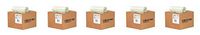 EcoSafe-6400 HB3039-8 Compostable Bag, Certified Compostable, 30-Gallon, Green (Pack of 135) (5-(Pack))