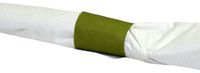 Evergreen N9S279 Paper Napkin Standard Band, 4-1/4" Length x 1-1/2" Width, 0.004" Thick, Olive (Box of 2500)