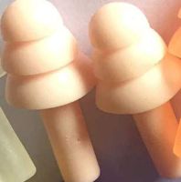 Silicone Earplugs 6Pairs Box-Packed Comfort earplugs Noise Reduction Silicone Soft Ear Plugs Swimming Silicone Earplugs Protective for Sleep (Light Pink)